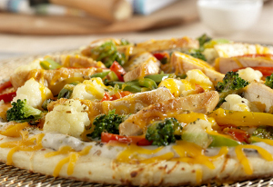 Chicken & Stir Fry Vegetable Pizza