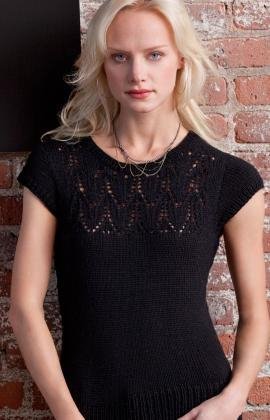 Knit Pattern-alaya Knit Top Pdf-lace Knit Top-knitted Top for