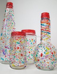 Confetti Vases and Jars