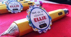 Edible Pencil Party Favors