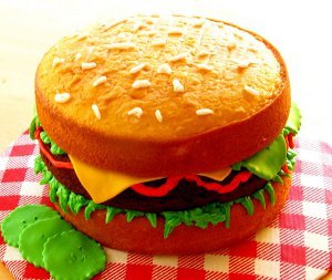 Cheeseburger Cake