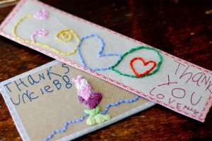 Hand Embroidered Cards