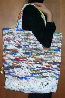 Crochet Fun Beach Bags and Totes From Recycled Plastic Bags