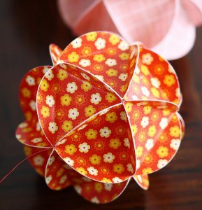 Paper Globe Garland