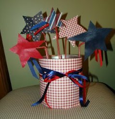 Easy Star Spangled Centerpiece