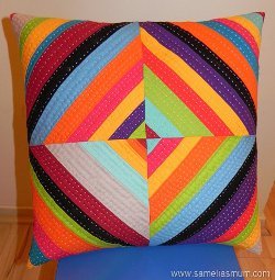 Rainbow All-Sort String Pillow
