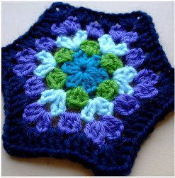 Springtime Hexagon Square