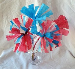 Patriotic Coffee Filter Blooms