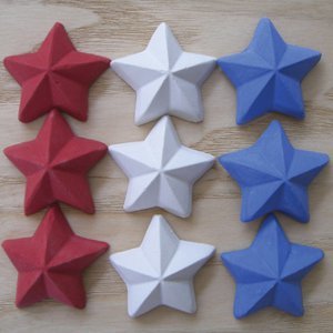 4th of July Sidewalk Chalk Stars