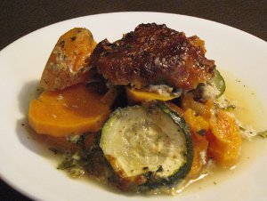 Zucchini and Sweet Potato Casserole