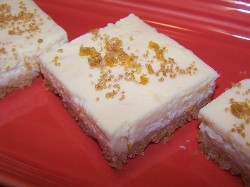 Orange Marmalade Cheesecake Bars