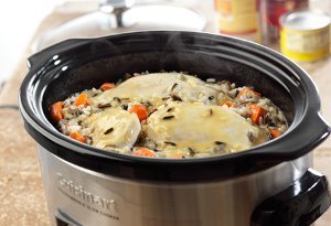 Slow Cooked Creamy Chicken & Wild Rice