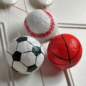 Sports Equipment Ornaments