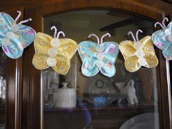 Quilted Butterfly Bunting