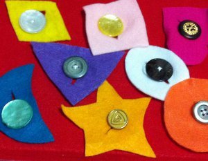 Felt Button Board