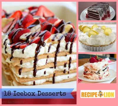 18 Excellent Icebox Recipes for Dessert