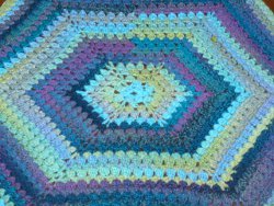 Crochet Hexagon Afghan