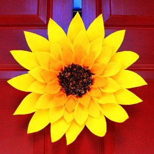 Summer Sunflower Wreath