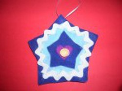 Felt Christmas Star