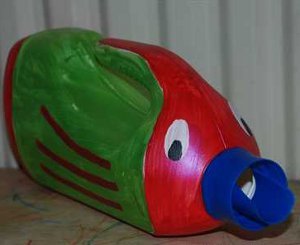 Fish Bottle Bath Toy