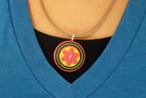 Simplest Button Necklace