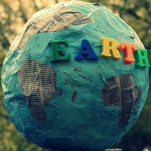Earth Day Papier Mache Globe