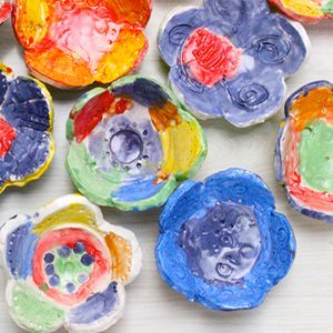 Ceramic Flower Dishes