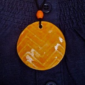 Patterned Ceramic Pendants