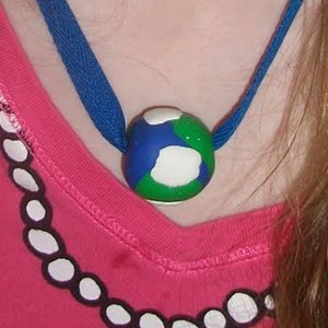 Earth Day Globe Necklace