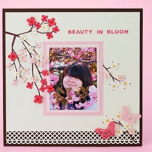 Japanese Cherry Blossom Layout