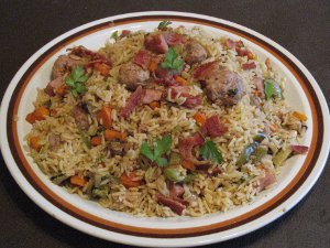 Meat Lover's Jambalaya