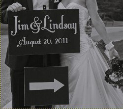 Personalized Wedding Sign