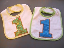 First Birthday Bibs