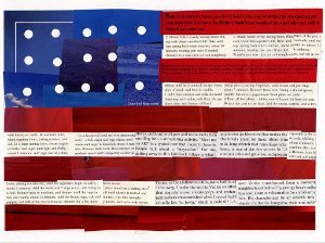 American Flag Story Collage