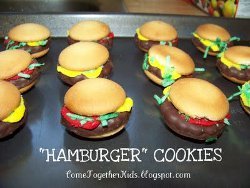 "Hamburger" Cookies