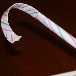 North Pole Paper Candy Canes