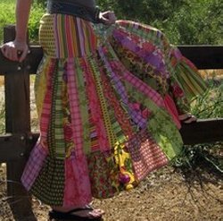 Layered Summer Swing Skirt