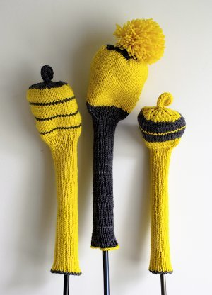 Knit Golf Club Covers