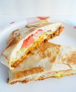 Homemade Crunchwrap Supreme