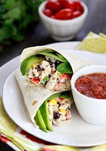 Santa Fe Chicken Salad Wrap