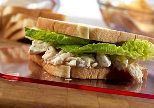 Caesar Chicken Salad Sandwiches
