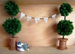 Mini Topiary Christmas Trees