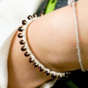 Bead Wrapped Leather Bracelets