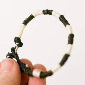 Leather Wrapped Friendship Bracelet