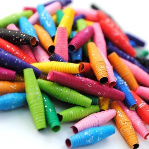 Glittering Rolled Paper Beads