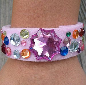 Cardboard Tube Princess Bracelets