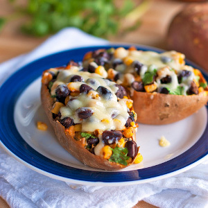 Mexican Sweet Potato Skins