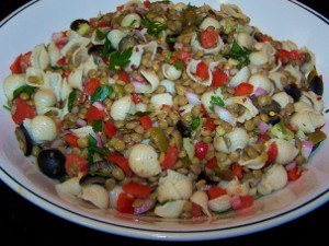 Lentil Pasta Salad