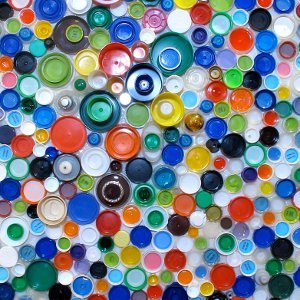 Bottle Cap Mosaic