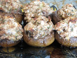 The Best Stuffed Mushrooms